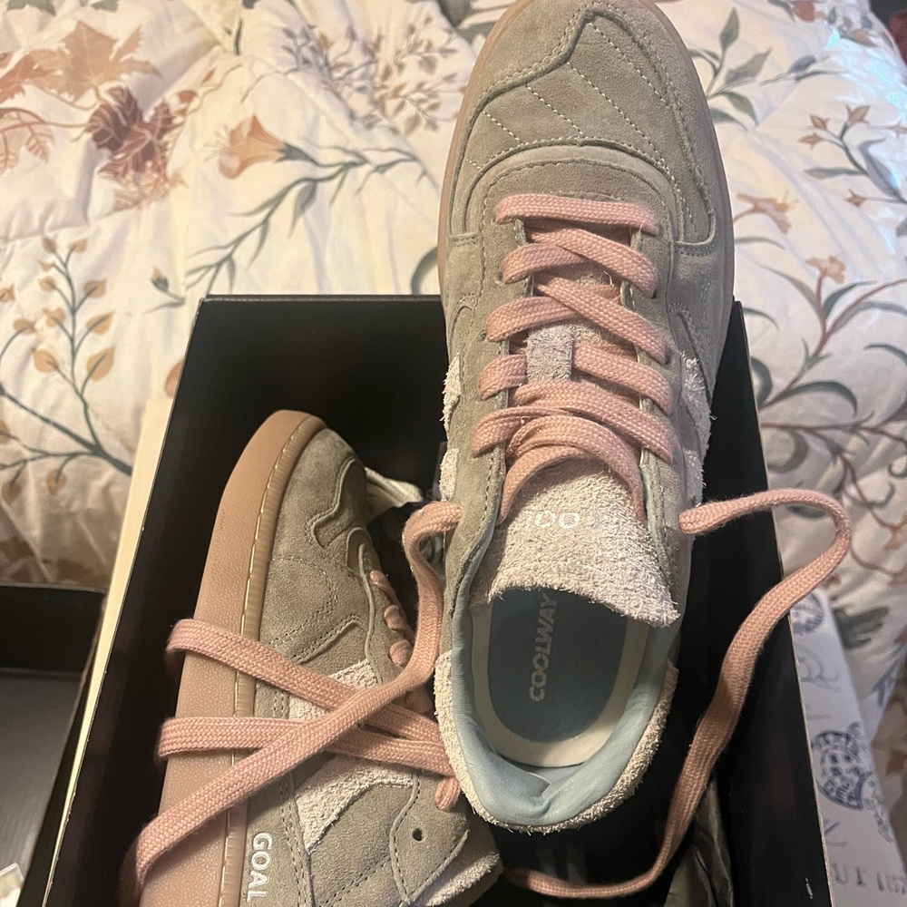 Coolway Green and Pink Sneakers